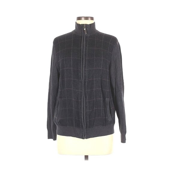 Tasso Elba Jacket Zip Up Sweater Size M - Picture 1 of 12